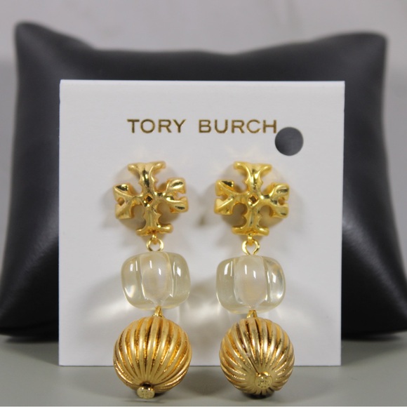 Tory Burch Gold Statement Earrings - Picture 3 of 3